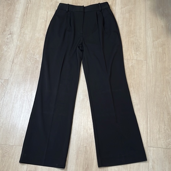 FAVORITE DAUGHTER The Favorite Pant Pleat Pants BLACK SIZE 12 NEW. 0694 - Picture 3 of 8